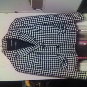 Lovely blackwhite womens jacket by Requirements Petite